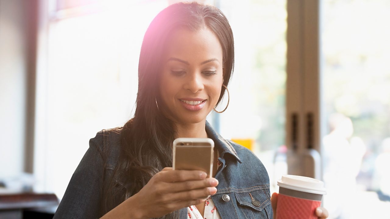 Employees using computers in an office