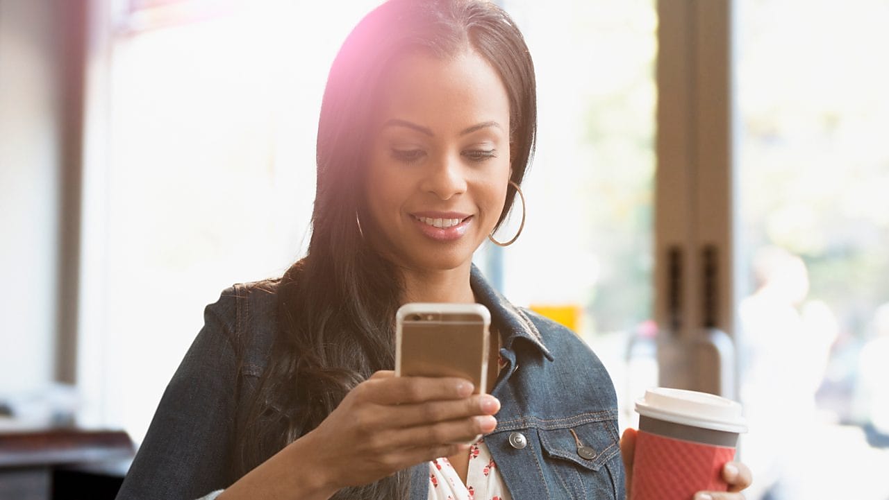 Employees using computers in an office
