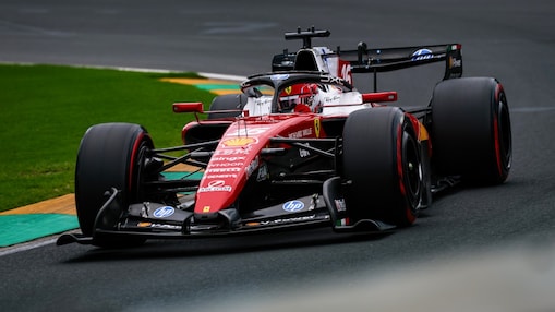 Carro da Scuderia Ferrari 2026 em pista