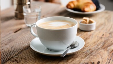 a mug filled with phil coffee