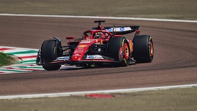 Ferrari F1 2024 em pista