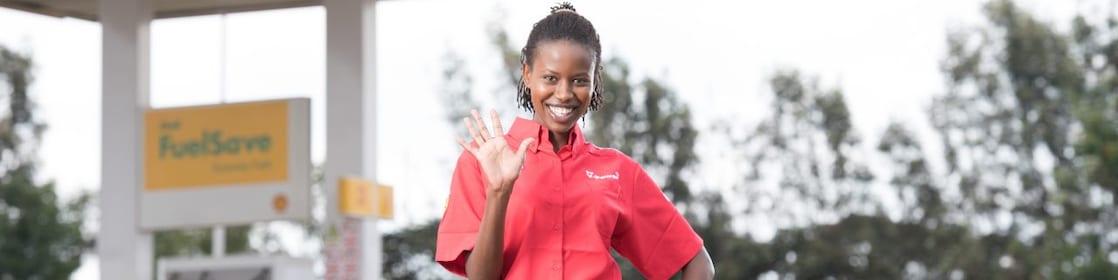 Shell assistant on the forecourt