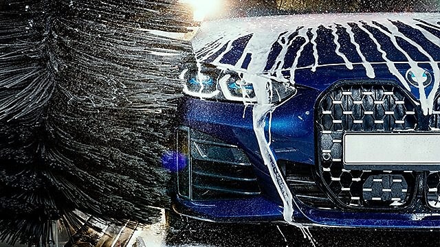 car getting washed