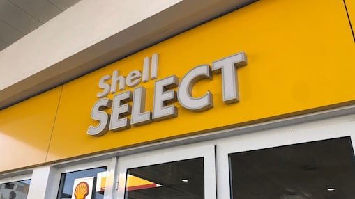 Fachada de uma loja Shell Select