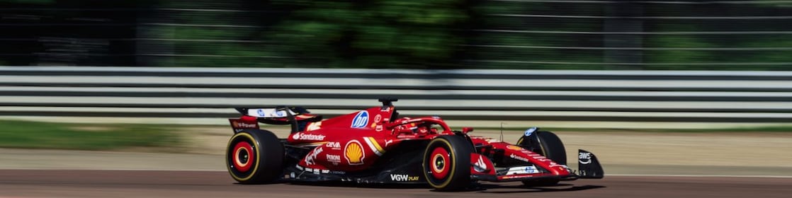 Ferrari F1 2024 em pista