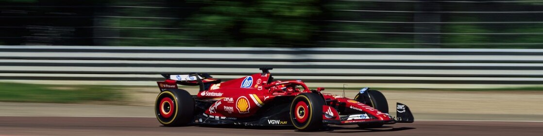 Ferrari F1 2024 em pista