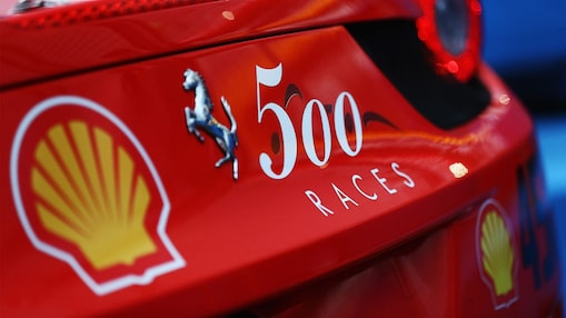 Shell 500 races logo on rear wing F2012