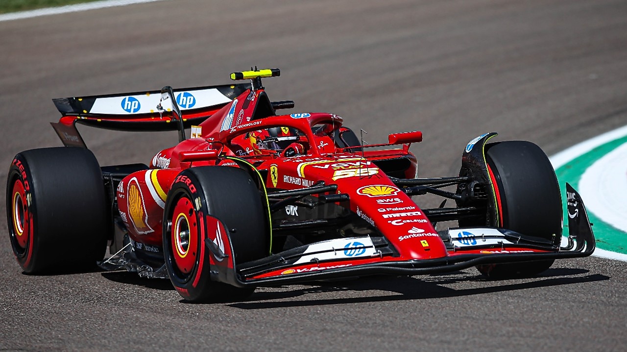 Ferrari F1 2024 em pista