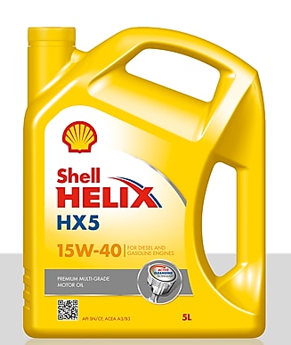 Packshot Shell Helix HX5 15W-40