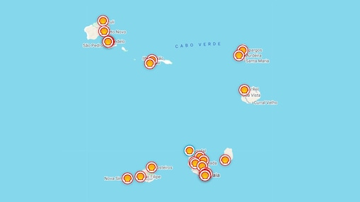 mapa postos Shell