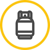 Icon garrafa de Shell Gas